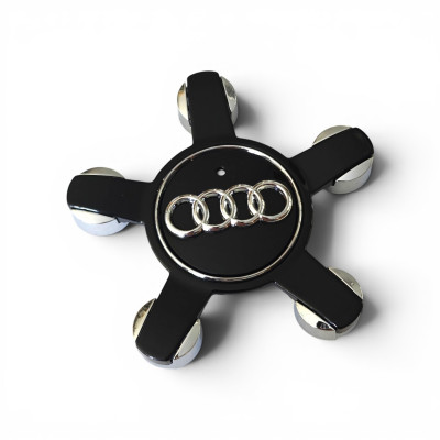 Ковпачки (заглушки) в диски Audi, чорний глянець 69\60мм 8R0 601165